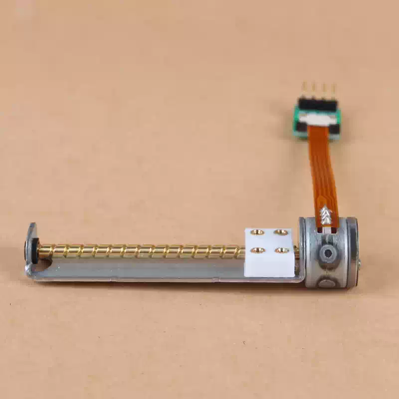 마이크로 스테핑 모터 리드 스크류 슬라이드 직선형 마이크로 슬라이드 15mm 2상 4선 행정 45mm [Xyuanli-01]