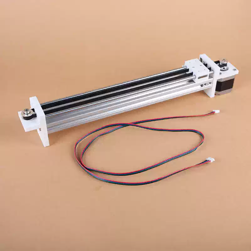 리니어 슬라이드 타이밍 벨트 구동 리니어 베어링 듀얼 레일 슬라이드 DIY 가이드레일 스테퍼-서보 모터 워크스테이션 [Xyuanli-02]