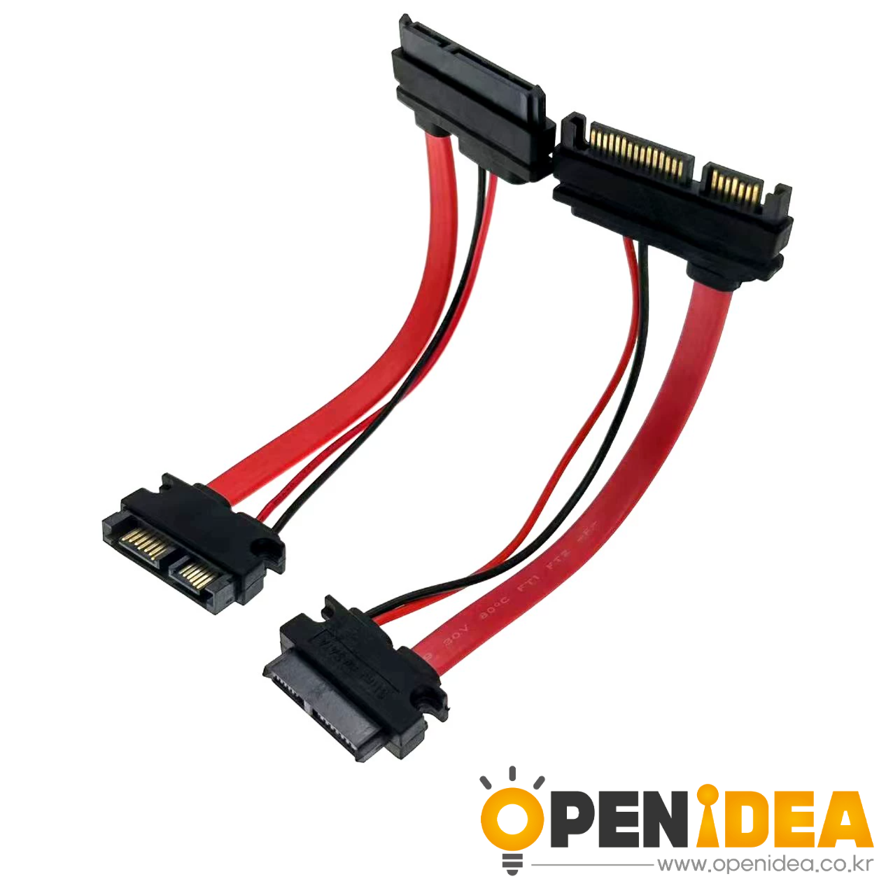 SATA22P 수컷 노트북 to Slimline7+6SATA13P 암컷 전원 광드라이브 변환 헤드7+15 하드디스크 [ZBC007-014]