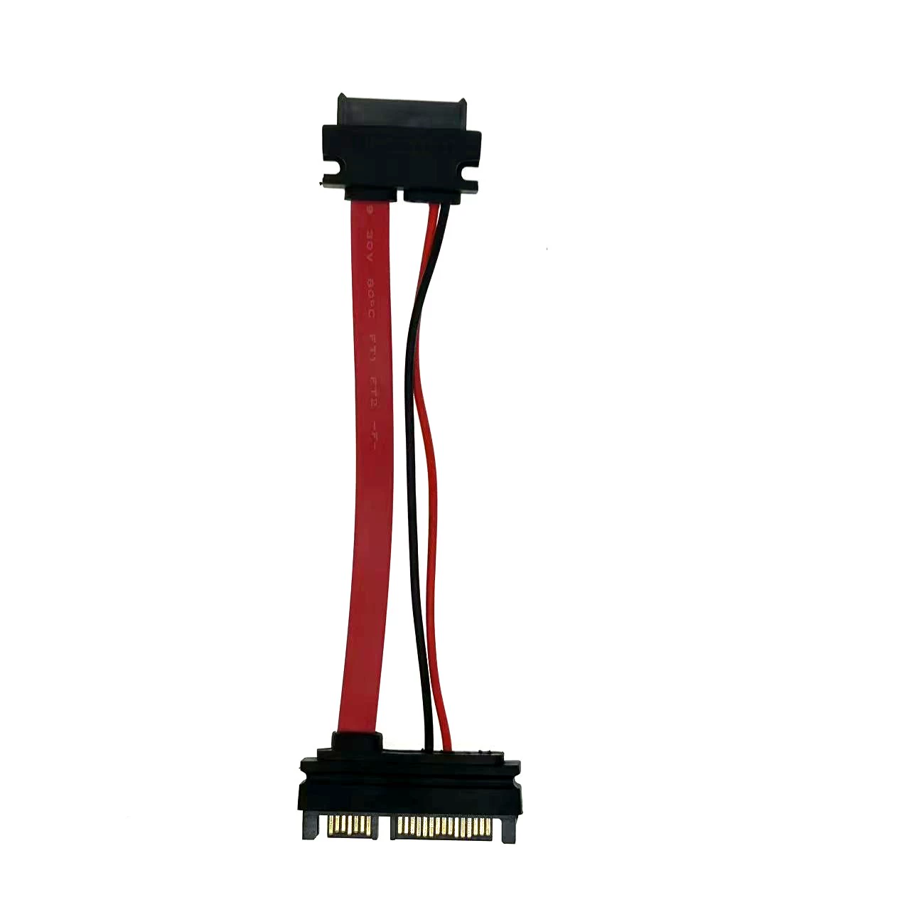 SATA22P 수컷 노트북 to Slimline7+6SATA13P 암컷 전원 광드라이브 변환 헤드7+15 하드디스크 [ZBC007-014]