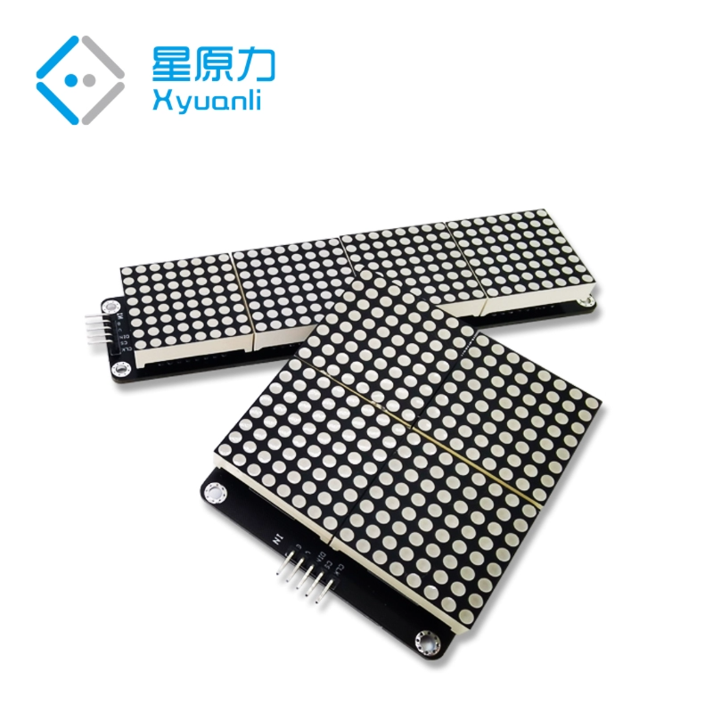 도트 매트릭스 디스플레이 모듈 8x8 LED 도트 매트릭스 모듈 (고휘도 적색) MAX7219 구동 8x8 도트 매트릭스 [Xyuanli-064]