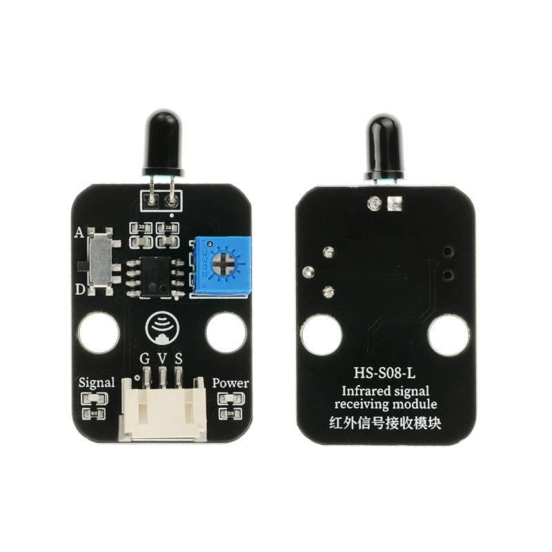 HS-S08L 아날로그 출력형 불꽃 감지 센서 (적외선 수신 기능)-Arduino 및 레고 호환 전자 블록 [Hello-STEM-114]