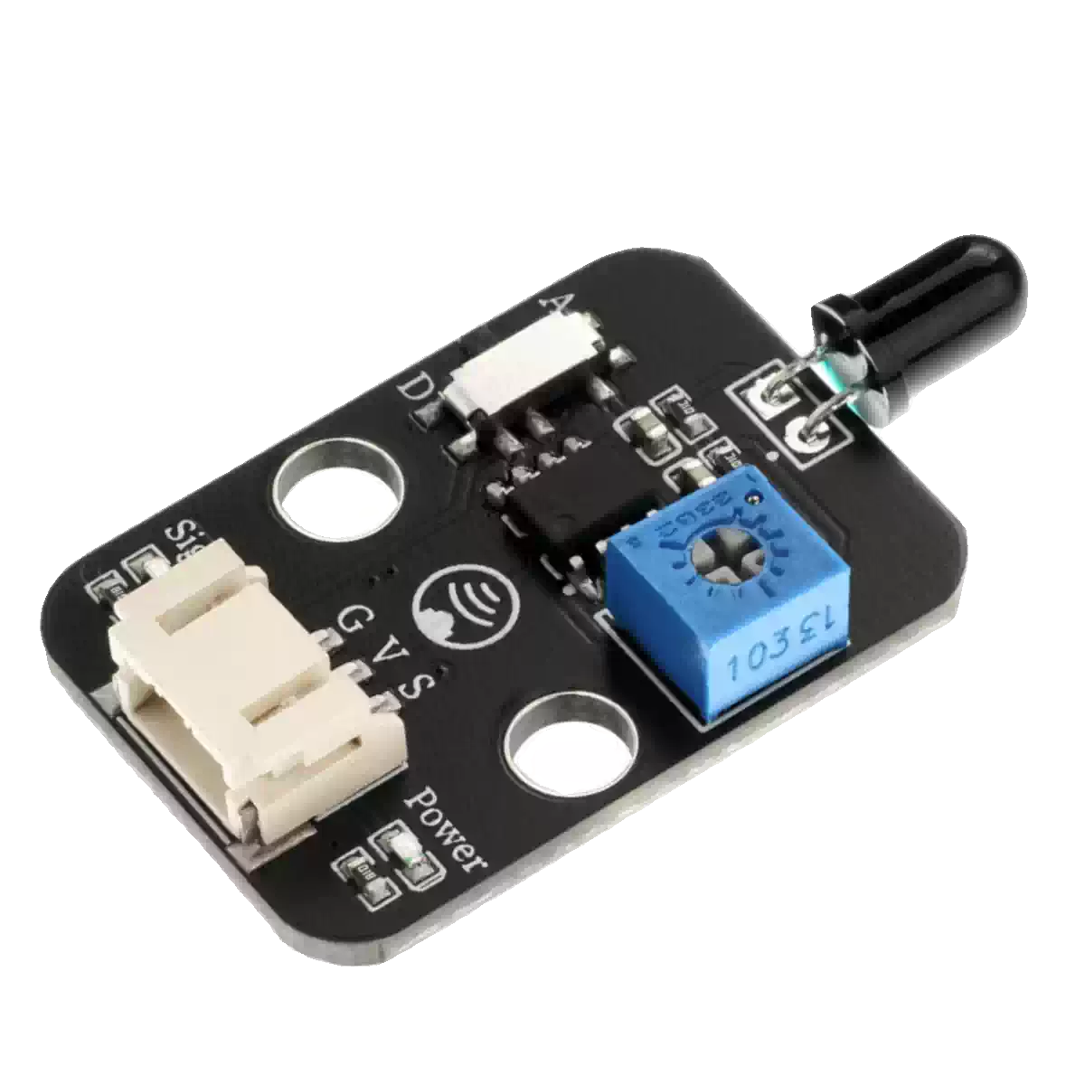 HS-S08L 아날로그 출력형 불꽃 감지 센서 (적외선 수신 기능)-Arduino 및 레고 호환 전자 블록 [Hello-STEM-114]