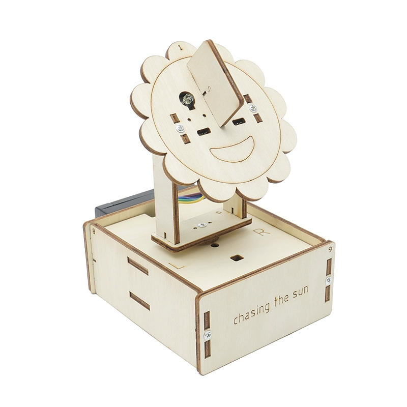 스마트 빛 추적 태양광 장난감 - 어린이 DIY 과학 실험 키트 [Hello-STEM-254]