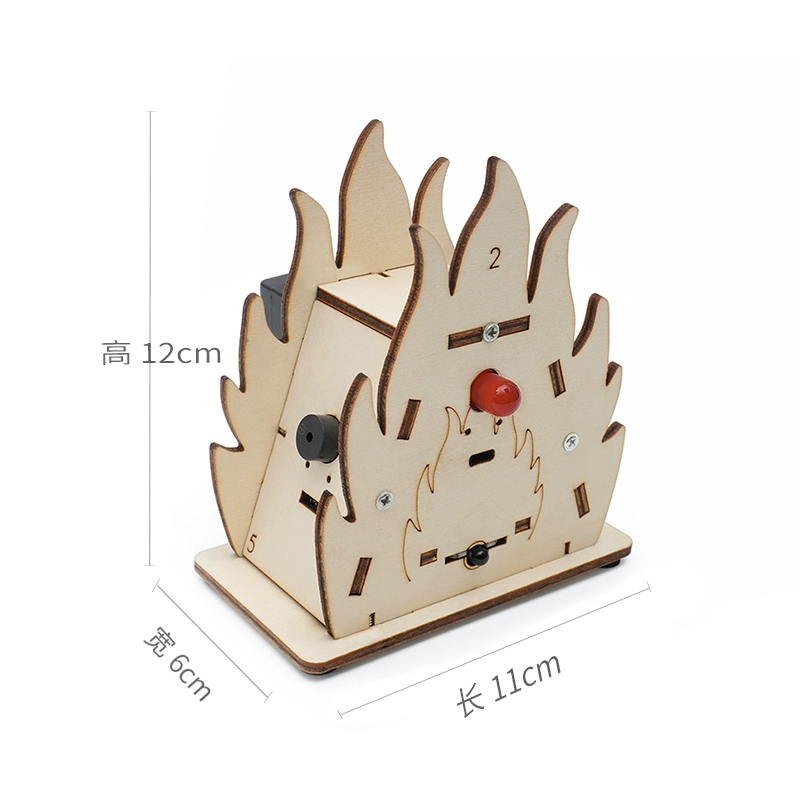 화재 경보기 과학실험 교구 (초중학생 DIY 과학작품 키트) - 스템 과학교육용 불꽃 감지기 [Hello-STEM-251]