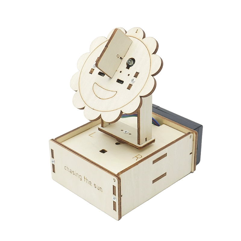 스마트 빛 추적 태양광 장난감 - 어린이 DIY 과학 실험 키트 [Hello-STEM-254]