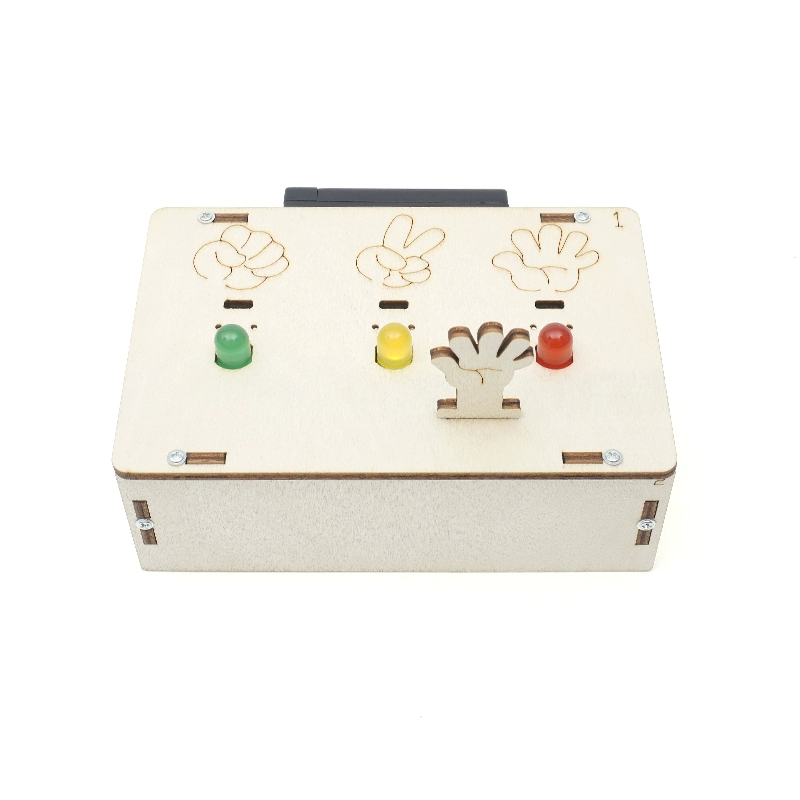 스마트 조명 가위바위보 로봇 STEM 창의과학 실험 키트 초중학생 과학체험 재료 [Hello-STEM-255]