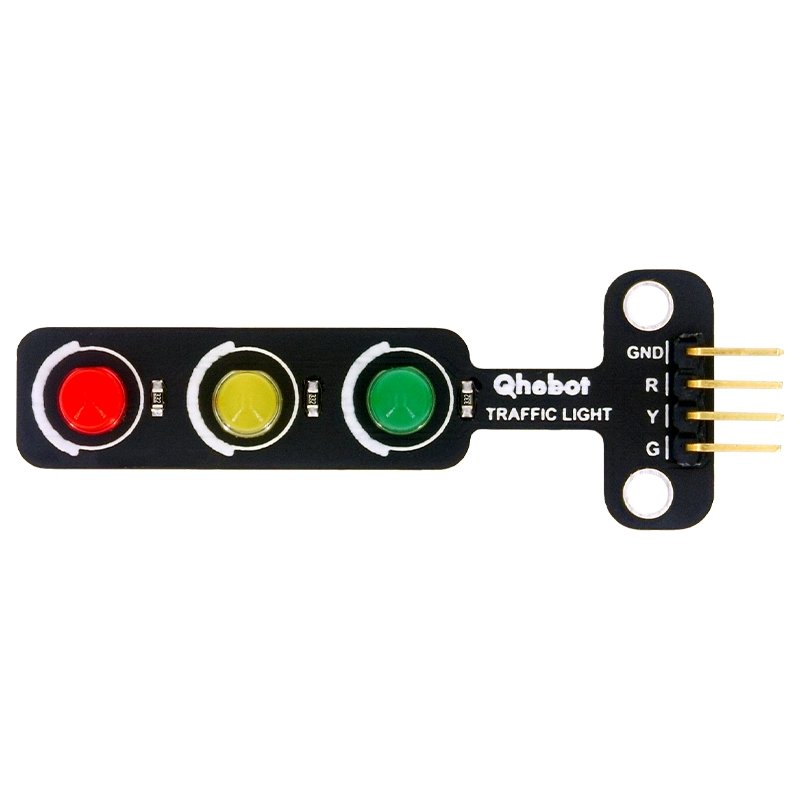 LED 교통신호등 모듈 적녹등 모듈 발광 LED 신호등 모듈-전자 블록 [Qhebot-056]