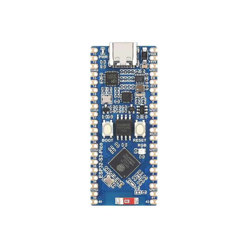 ESP32-S3 Pico 마이크로컨트롤러 (2.4GHz 블루투스-WiFi 개발보드) - 무선 통신 모듈 [ZTF113-148]