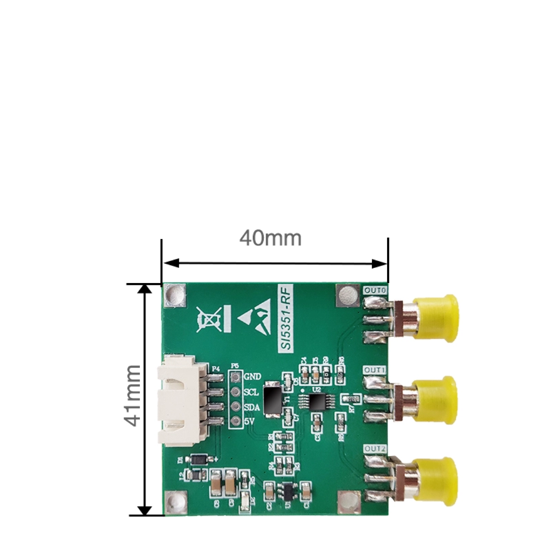 Si5351 주파수 신호원 모듈 3채널 클럭 신호 발생기 2.5KHz-200MHz 기준 클럭 소스 [ZTR12-010]