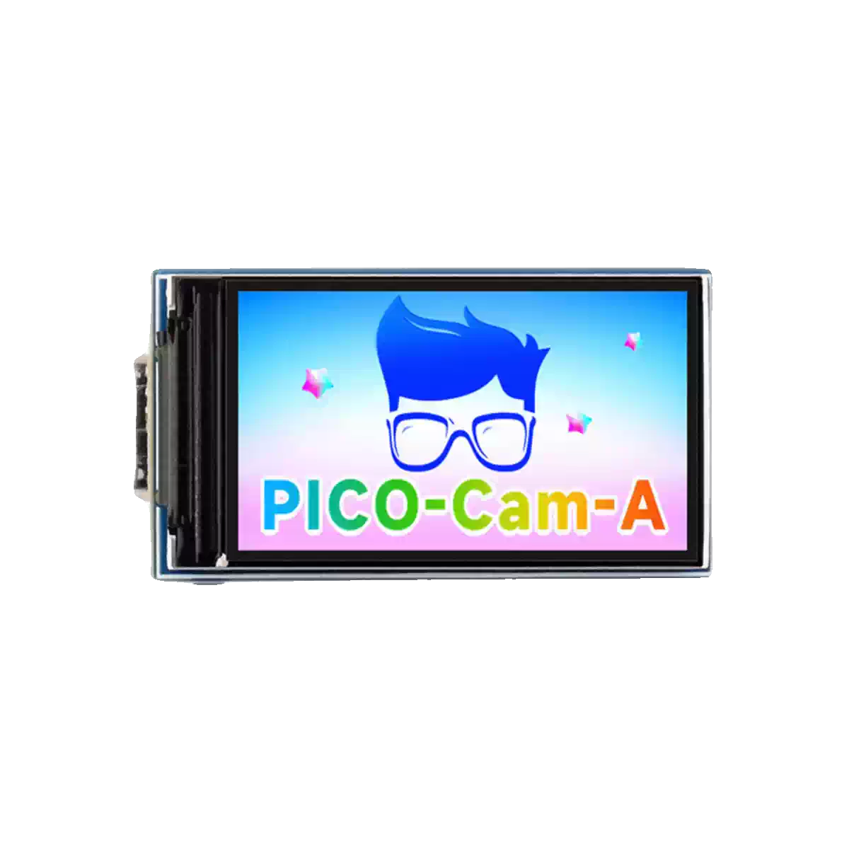 라즈베리 파이 RP2040 개발보드 (1.14인치 디스플레이+흑백 카메라) - 화면 정보 수집 모듈 PICO-Cam-A [ZTS16-024]