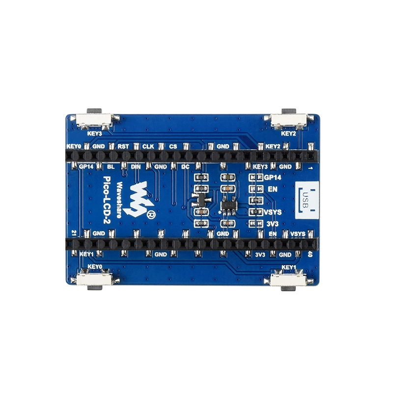 라즈베리 파이 Pico 2인치 LCD 디스플레이 확장 모듈 (65K 컬러-ST7789VW 칩셋) Pico-LCD-2 [ZTI45-285]