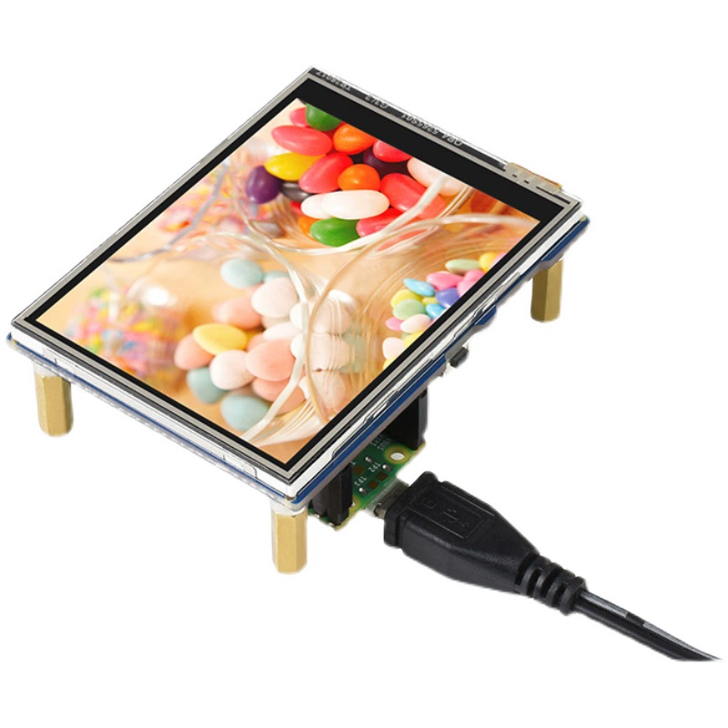 라즈베리 파이 Pico 2.8인치 저항막식 터치 스크린 (262K 컬러 LCD 확장 모듈) Pico-ResTouch-LCD-2.8 [ZTT11-021]