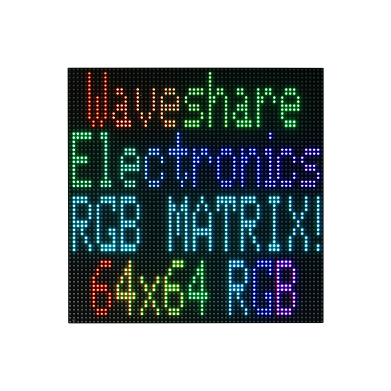 도트 매트릭스 디스플레이 (RGB 풀컬러 LED 밝기 조절 가능 HUB75 인터페이스 DIY용 캐스케이드 연결 지원) [ZTI45-288]