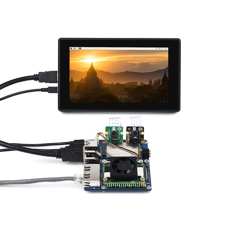 CM4 코어 보드 기판 - IoT 모듈 듀얼 기가비트 랜 포트 5G-4G 확장 보드 CM4-DUAL-ETH-4G-5G-BASE [ZTW40-336]