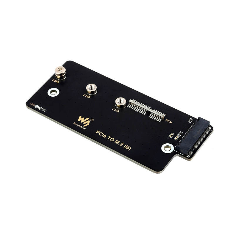 CM4 PCIe to M.2 확장 보드-SSD 솔리드 스테이트 드라이브 카드 (NVMe 프로토콜 고속 읽기-쓰기 지원) PCIe TO M.2 (B) [ZTW40-343]