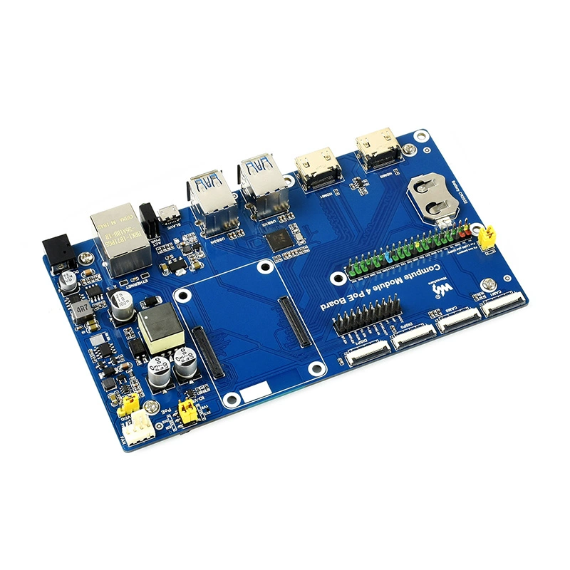 컴퓨트 모듈 PoE 확장 보드-Compute Module 4 Lite-eMMC 호환 기판 Compute Module 4 PoE Board [ZTW40-345]