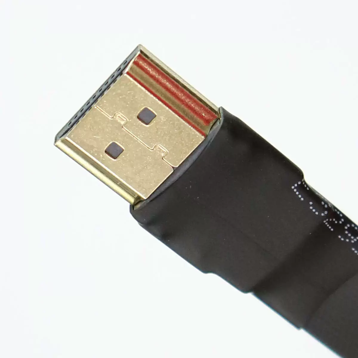 HDMI 2.0 암수 내장형 연장 케이블 2K-144Hz 및 4K-60Hz 지원 L자형 플랫 케이블 5cm [ZBN001-055]