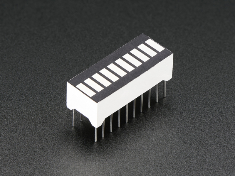 10 Segment Light Bar Graph LED Display - Yellow