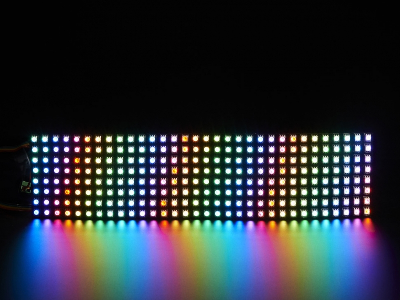 Flexible Adafruit DotStar Matrix 8x32 - 256 RGB LED Pixels