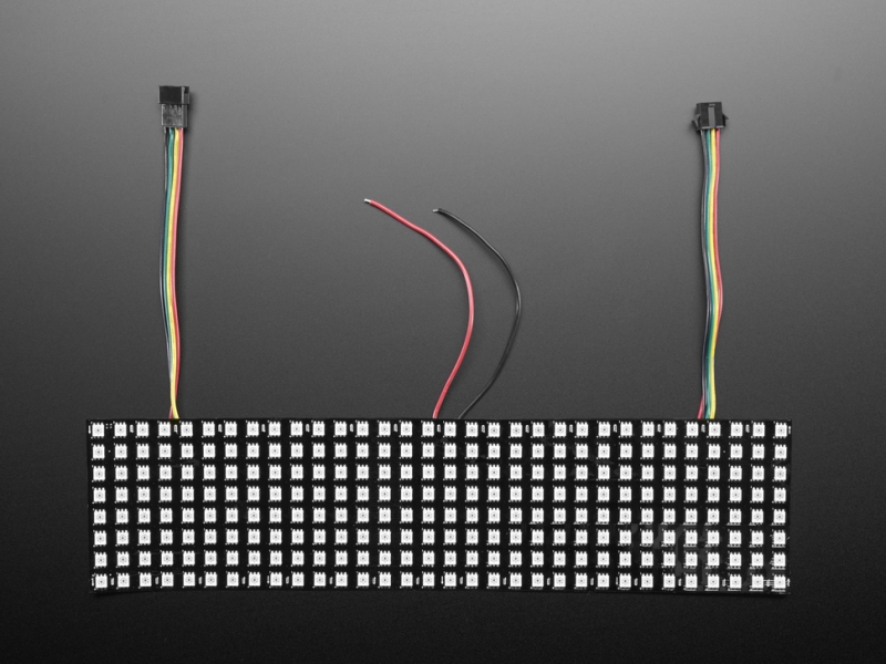 Flexible Adafruit DotStar Matrix 8x32 - 256 RGB LED Pixels