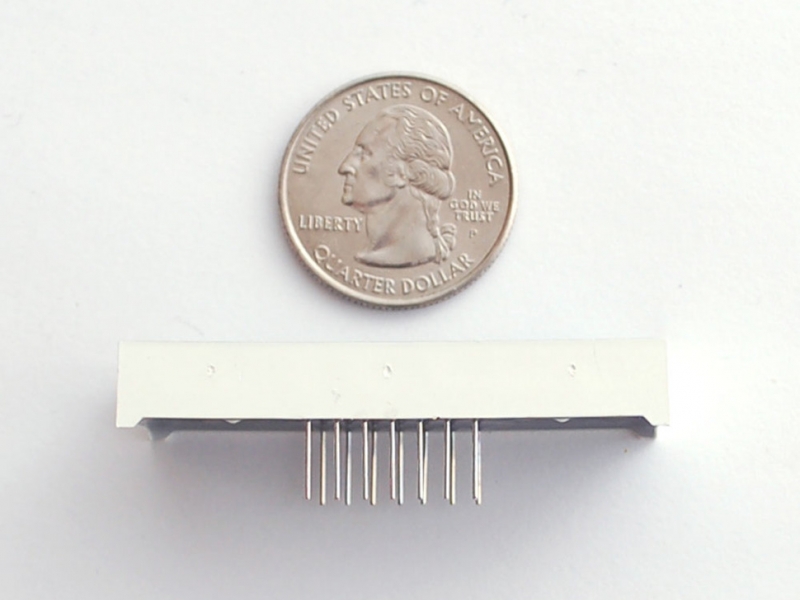 Green 7-segment clock display - 0.56