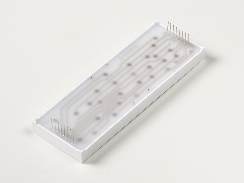 Red 7-segment clock display - 1.2