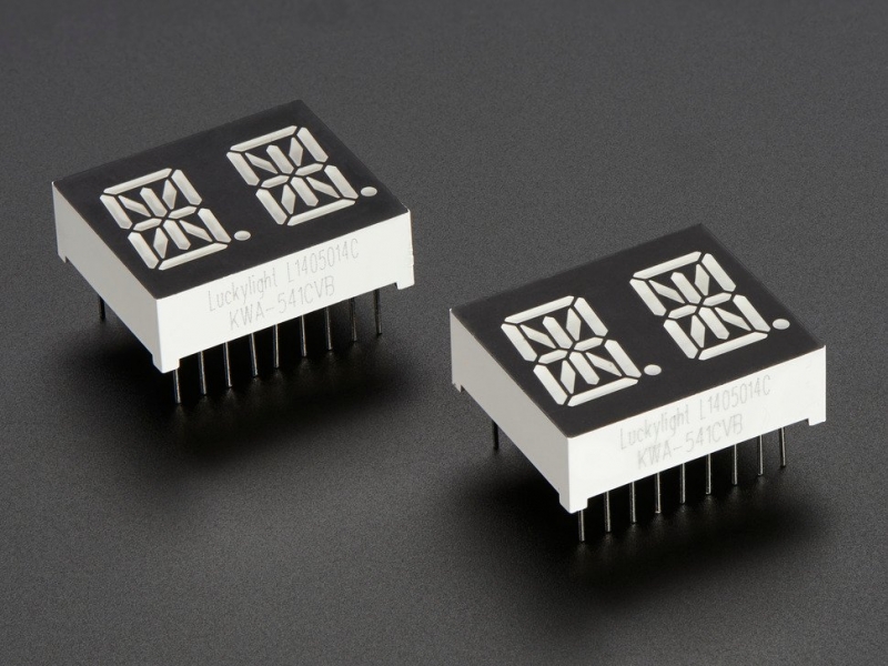 Dual Alphanumeric Display - Red 0.54