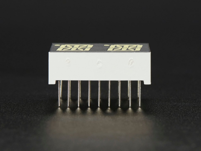 Dual Alphanumeric Display - White 0.54