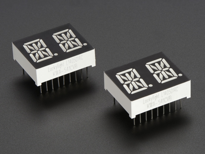Dual Alphanumeric Display - Green 0.54