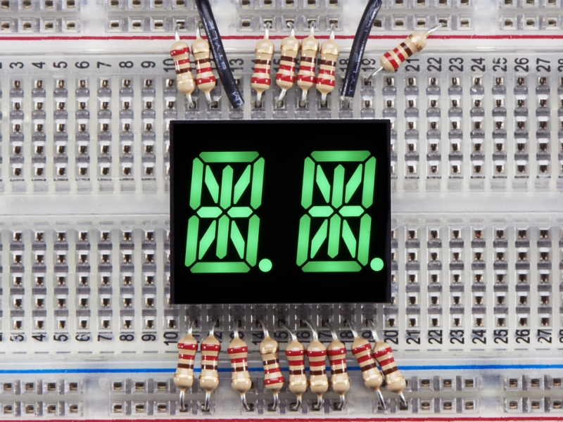 Dual Alphanumeric Display - Green 0.54