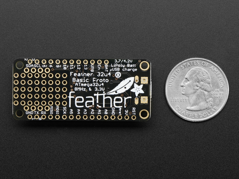 Adafruit Feather 32u4 Basic Proto