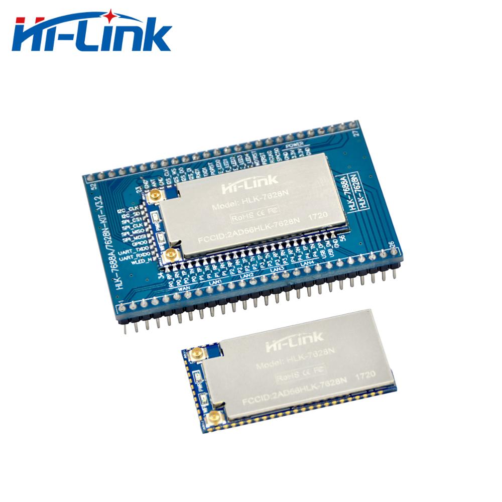 무선 와이파이 라우터 모듈 테스트 보드 HLK-7628N Openwrt 리눅스 지원 128MB RAM 32MB 플래시 MT7628N [HI-Link-04]