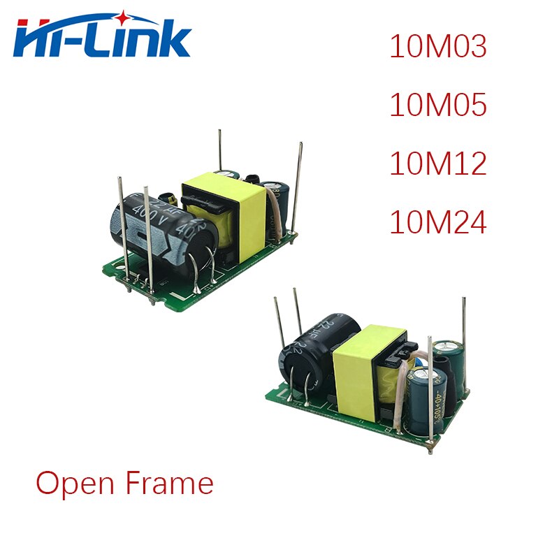 묶음 10M03 10M05 10M12 10M24 85-264V 입력 AC DC 스텝 다운 전원 공급 장치 모듈 LED 전원 공급 장치 [HI-Link-05]