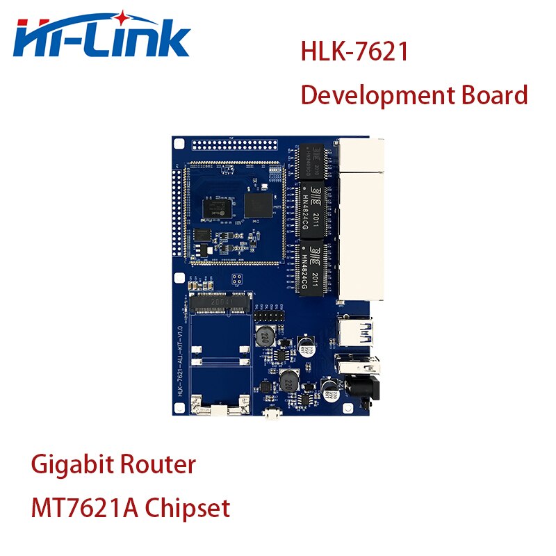 GbE 기가비트 이더넷 라우터 모듈 HLK-7621 시작 키트 개발 보드 MT7621A 칩셋 [HI-Link-06]