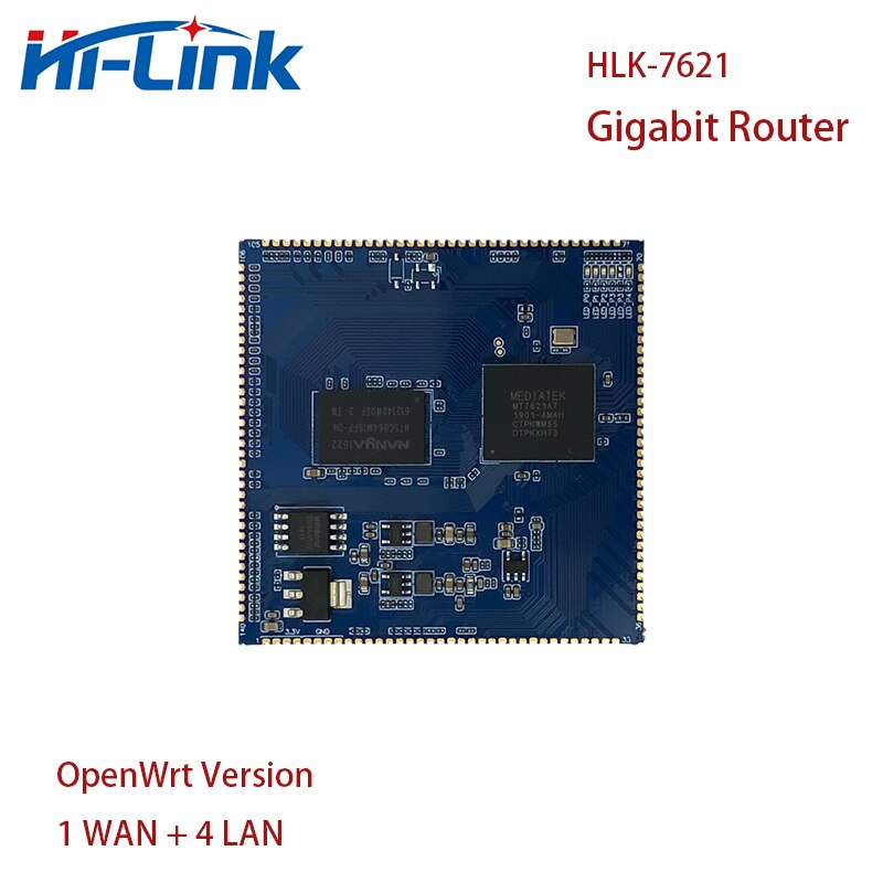 GbE 기가비트 이더넷 라우터 모듈 HLK-7621 시작 키트 개발 보드 MT7621A 칩셋 [HI-Link-06]