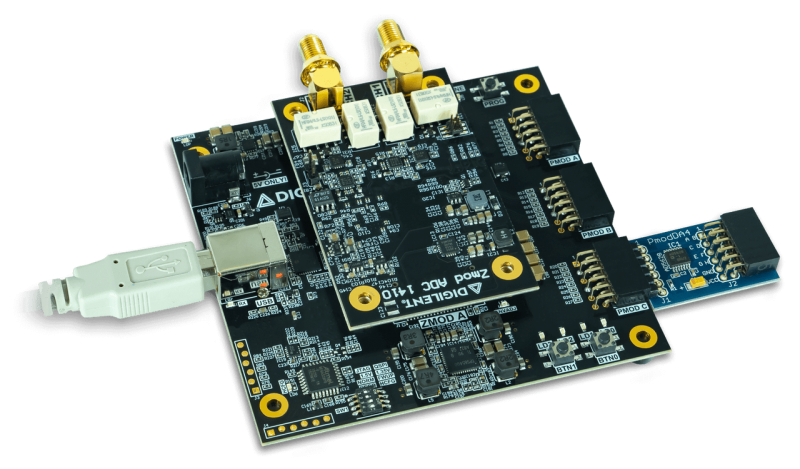 USB104 A7 - Artix-7 FPGA 개발 보드 (Zmod AWG 1411 포함) [DGLT-471-046]