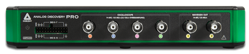 Analog Discovery Pro 3450 - 휴대용 고분해능 혼합 신호 오실로스코프 (BNC 프로브 포함) [DGLT-471-040]