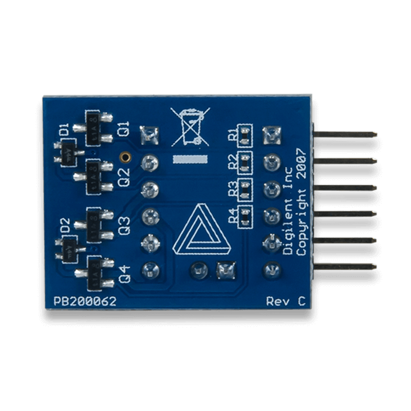 Pmod OC1 - MMBT3904 오픈 컬렉터 출력 모듈 [DGLT-410-062]