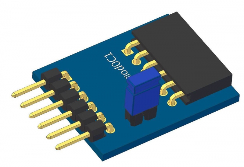 Pmod OC1 - MMBT3904 오픈 컬렉터 출력 모듈 [DGLT-410-062]