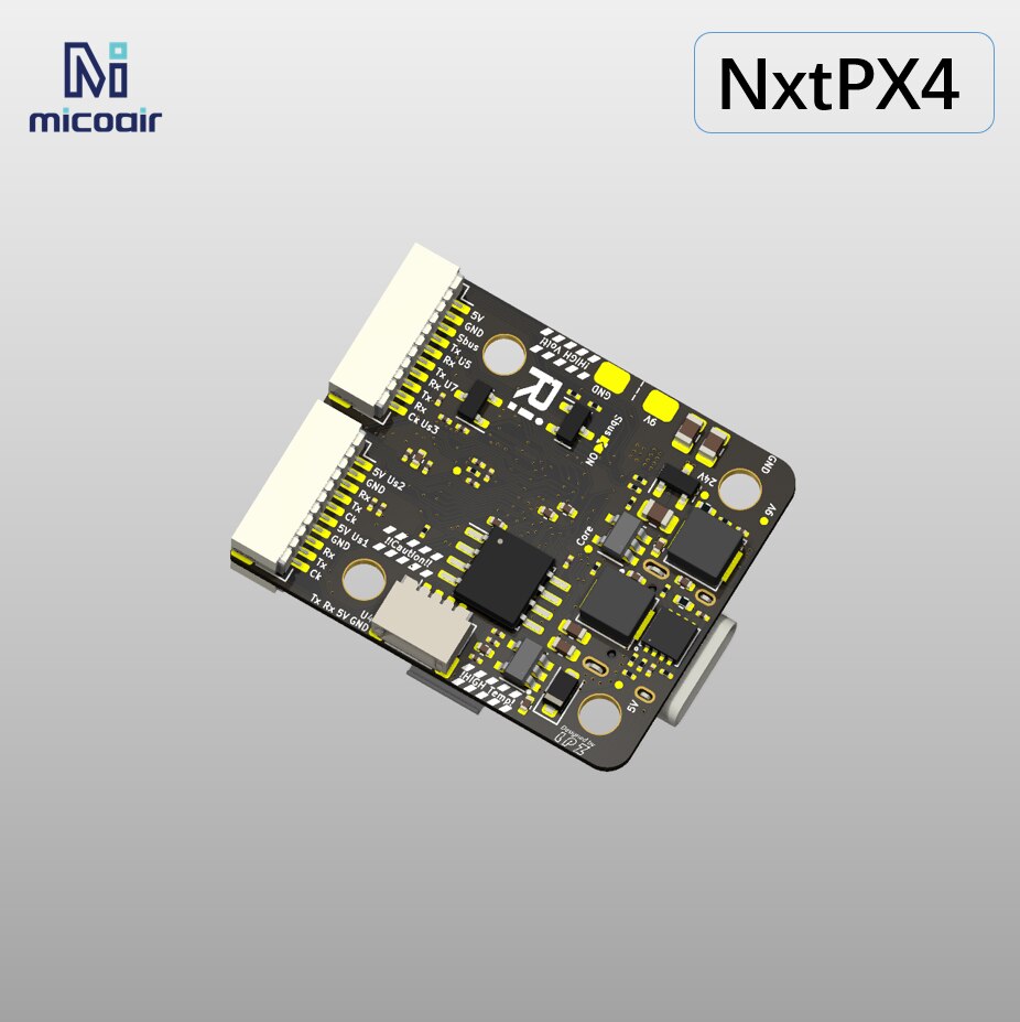 NxtPX4 비행 컨트롤러 소형 H743 및 BMI088 지지대 Ardupilot PX4 [MicoAir-01]
