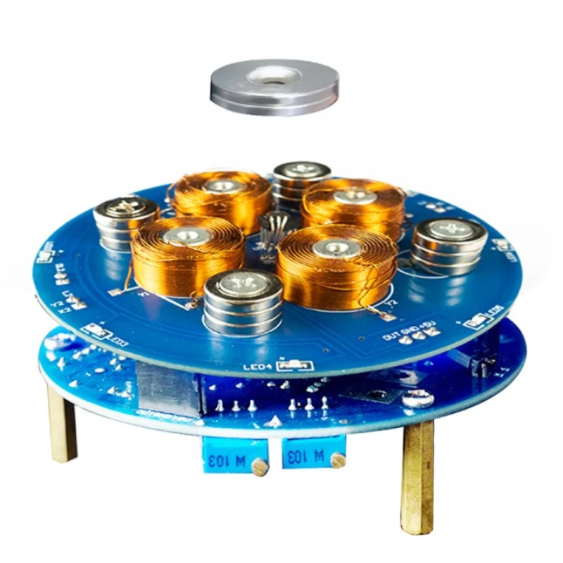 DIY 자기 부상 키트 실험 PCB 납땜 프로젝트 연습 납땜 어셈블리 자석 DIY 전자 키트 2-5W 150G 부하 [DIY-46]