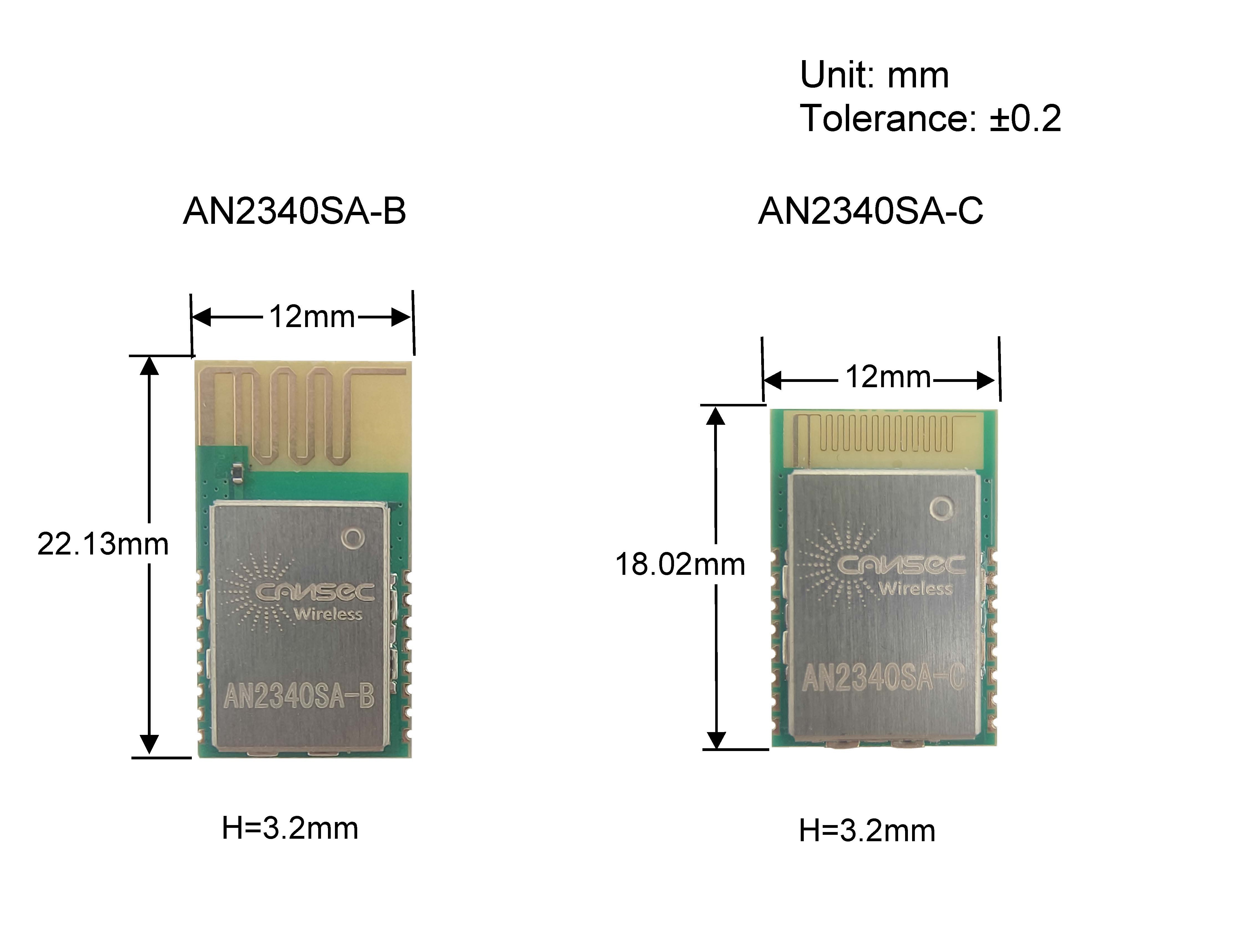 CANSEC CAN2340SA-B BLE 5.3 지그비 멀티프로토콜 CC2340 [CANSEC-45]