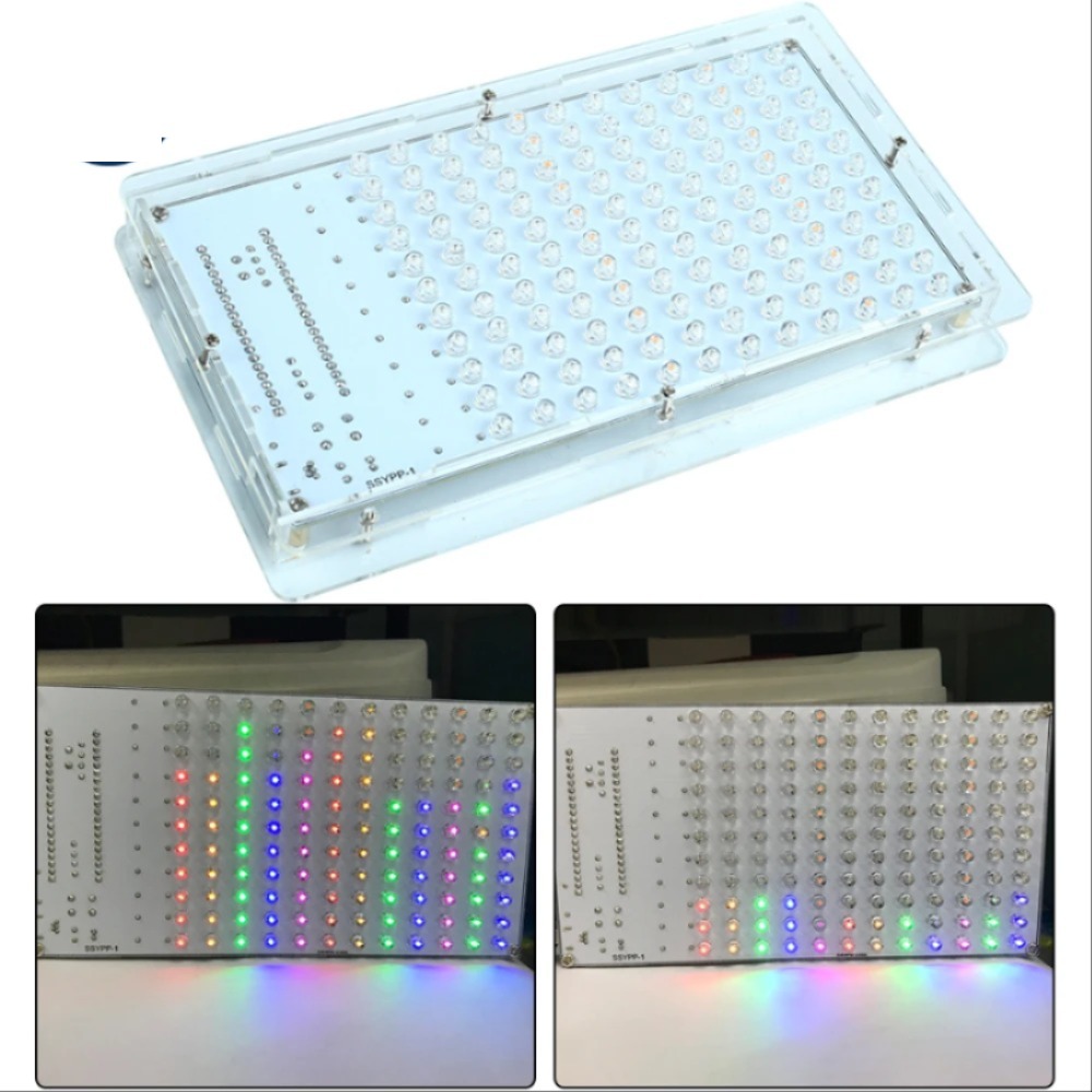 5 색 LED 깜박이 디스플레이 음악 스펙트럼 분석기 DIY 키트 오디오 레벨 표시기 미터 케이스 포함 DIY MP3 앰프 모듈 [DIY-177]