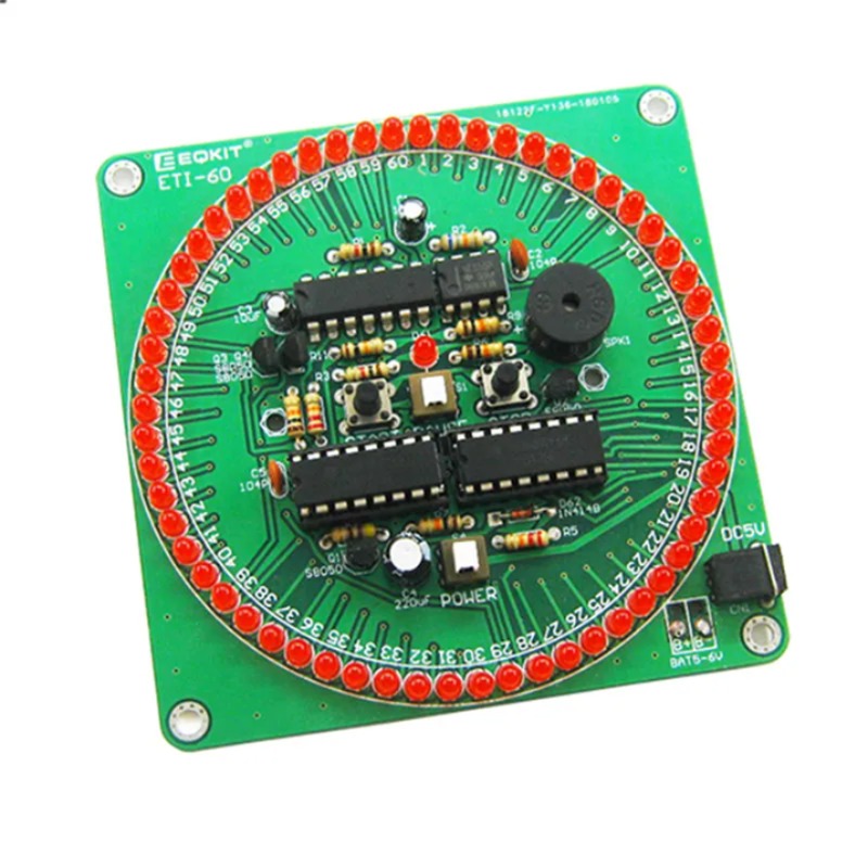 60 초 카운트다운 타이머 DIY 키트 빨간색 스마트 타이밍 알람 전자 부품 및 부품 Electronicos 전자 DIY [DIY-254]