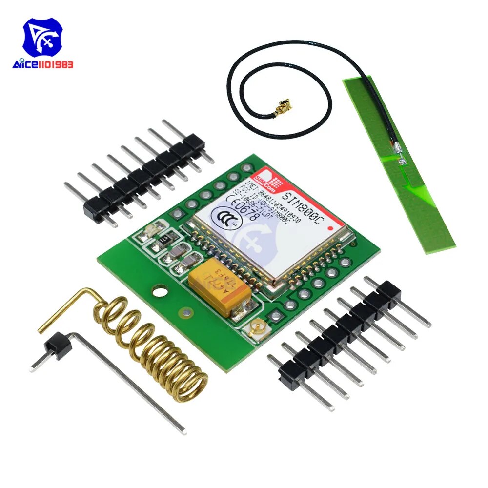 SIM800C GSM GPRS 확장 모듈 2.4G IPX PCB 안테나 STM32 마이크로 컨트롤러 51 SIM800L SIM900A 교체 [OPEN-ZTY11-32]