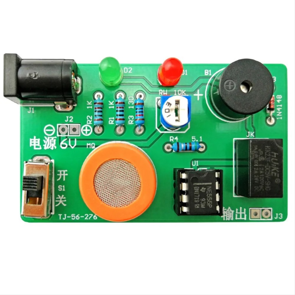 DC 5-7.5V DIY 키트 MQ-3 센서 알코올 감지기 테스터 경보 시스템 가스 센서 모듈 전자 부품 스위트 [DIY-287]