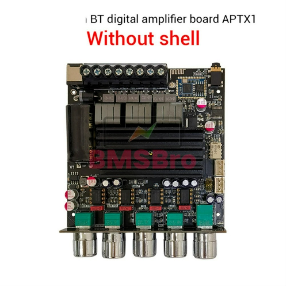 2.1 채널 블루투스 디지털 전력 증폭기 보드 스피커 서브우퍼용 100Wx2+200W QCC3034 TPA3221 No Shell [OPEN-ZTG43-116]