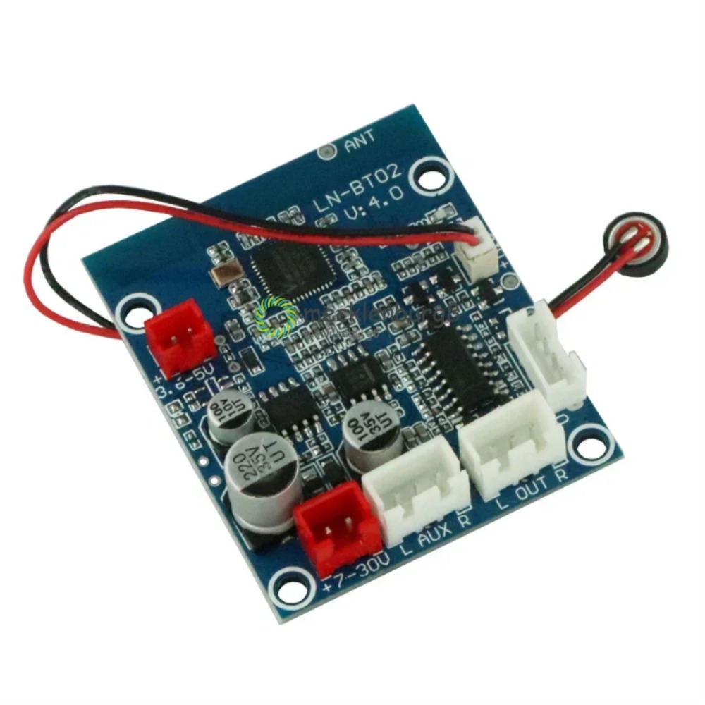 LN-BT02 스테레오 스마트 4.0 블루투스 오디오 리시버 모듈 무선 스테레오 사운드 보드 자동차 전화용 7V-30V A [OPEN-ZTP48-400]